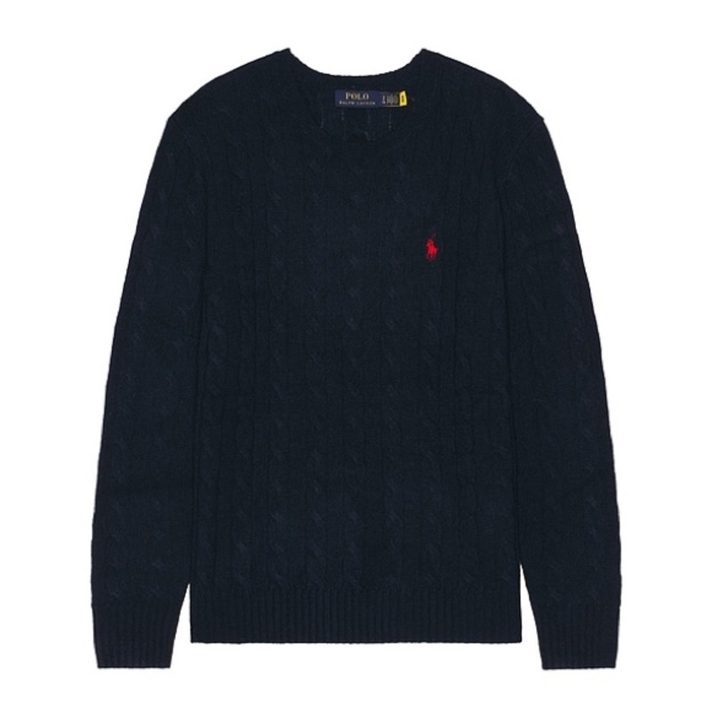 POLO RALPH LAUREN Navy Men’s XL Cable Knit Sweater